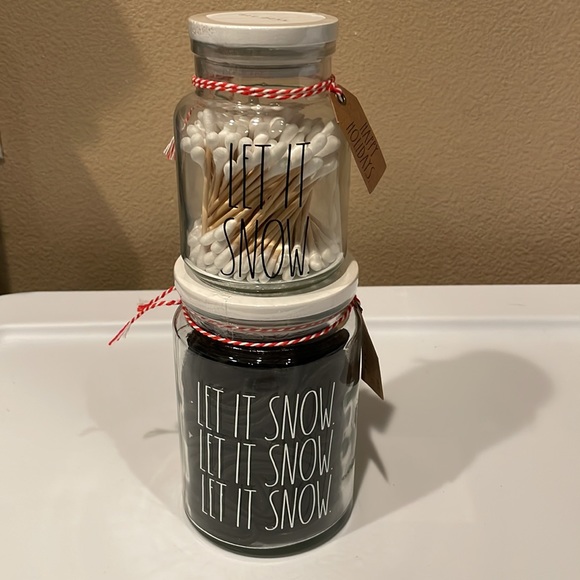Rae Dunn “Let It Snow” Collection, Two Jars - Picture 5 of 5